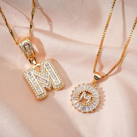 💍Last Day Only ￡9.99 & 2 Pack💍 Initial Letter Pendant Necklaces-Best Gift for your friends💝