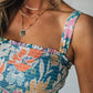 ⏰Hot Sale 50% Off💃Women's Floral Print Strap Flowy Dress🌸👗
