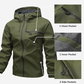 💦Men's Outdoor Sports Solid Color Jacket 🤩– Waterproof & Windproof, Perfect for All Seasons