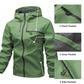 💦Men's Outdoor Sports Solid Color Jacket 🤩– Waterproof & Windproof, Perfect for All Seasons