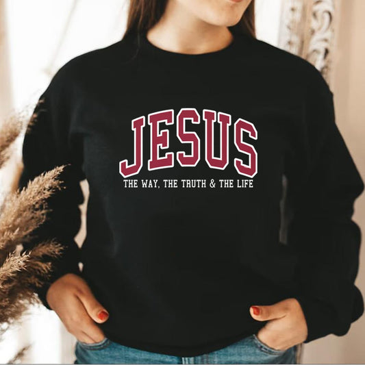 ✝️💝49% OFF💕Unisex Christian Sweatshirt Jesus Hoodie Faith Sweatshirt 🎁