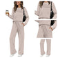💓LAST DAY 60% OFF💓Women's Crew Neck Top & Drawstring Pants Set
