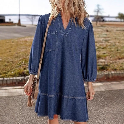 🔥Hot Sale 50% Off👗Women's Casual Denim Dress