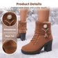 🔥Limited stock available 50% OFF🔥Women's Thick Warm Chunky Heel Boots👢
