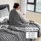 ⏳LAST DAY SPECIAL PRICE: ￡11.99!!🎁Super Soft Fur Ribbed Fleece Throw Blanket⛄🔥