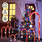 🔥Last day 50% off - 8Pcs Solar Christmas Candy Cane Lights