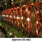 🔥Last day 50% off - 8Pcs Solar Christmas Candy Cane Lights