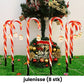 🔥Last day 50% off - 8Pcs Solar Christmas Candy Cane Lights