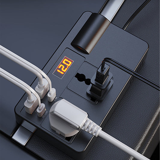 ⚡Last Day Sale 50% OFF🔋Portable Car Inverter 12V/24V to 220V with Digital Display