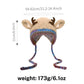 🎁🎄Christmas Sale 49% OFF! 🦌Original design Festive Christmas Antler Hat🧶