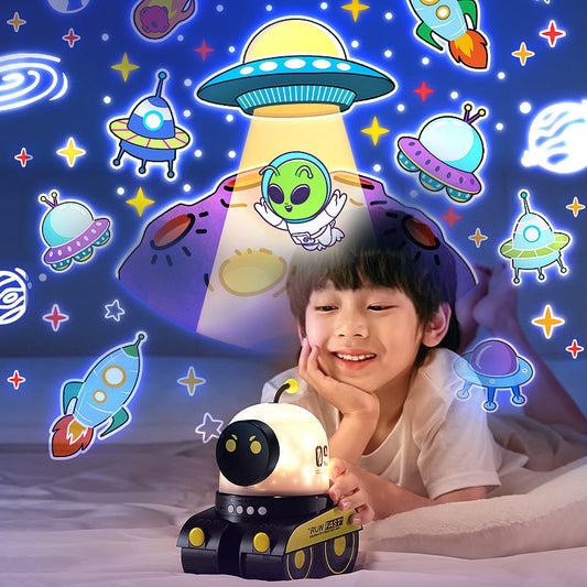 Black Friday - 50% Off!!!🎄Best Christmas Gift💝Robot star projection lamp🔥Free Shipping🔥