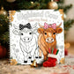 🎄Only ￡9.99!!!🎅2025 Christmas Sale - 60% OFF🐮Highland Cow Coloring Book