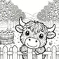 🎄Only ￡9.99!!!🎅2025 Christmas Sale - 60% OFF🐮Highland Cow Coloring Book