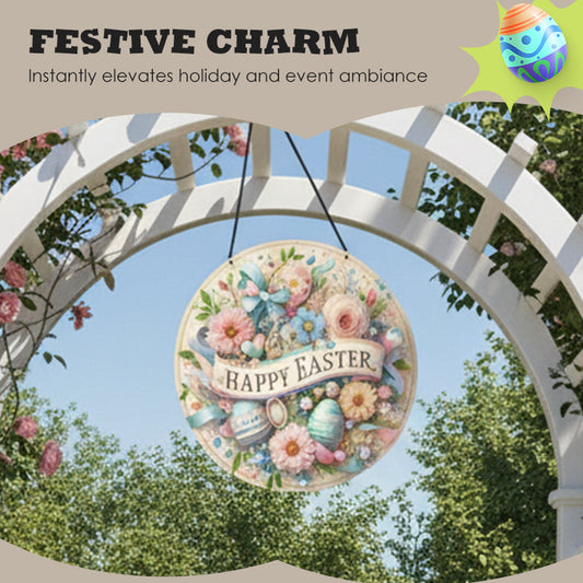 🎉 LAST DAY SALE 70% OFF🌸Easter Wooden Hanging Door Sign UK 🌺 Festive Home Decor for Easter ⚡