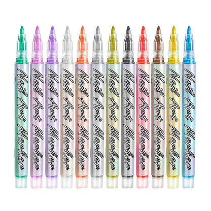 🔥New Year's Special Offer:50% OFF❤️12-Color Acrylic Nail Art Pens Set🧡💛
