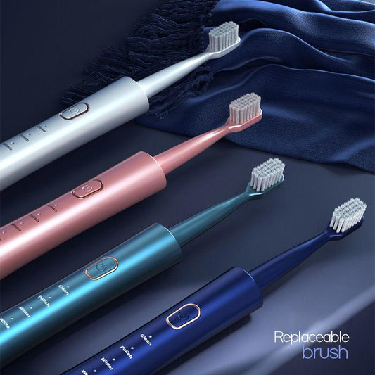🔥LAST DAY 50% OFF ✨6 Brush Heads Rechargeable Smart Electric Toothbrush🤍