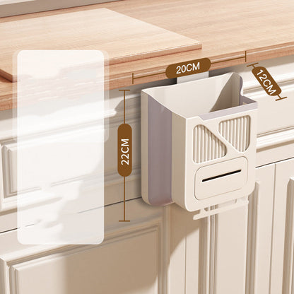 🔥While Supplies Last 40% OFF!🎉 Folding Hanging Kitchen Waste Trash Can🗑️