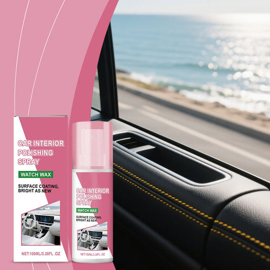 💞2026 HOT SALE🥳8000+ SOLD!🚗Multi-Surface Car Interior Polishing & Cleaning Spray