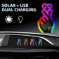 ⏳LAST DAY SALE:BUY 1 GET 1 FREE💕Solar-Powered Finger Heart LED Car Light