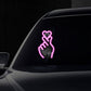 ⏳LAST DAY SALE:BUY 1 GET 1 FREE💕Solar-Powered Finger Heart LED Car Light