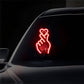 ⏳LAST DAY SALE:BUY 1 GET 1 FREE💕Solar-Powered Finger Heart LED Car Light