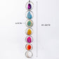 🔥HOT SALE 50% OFF!!!💖Good Luck Raw Crystal 7 Chakra Gemstone Wall Decor
