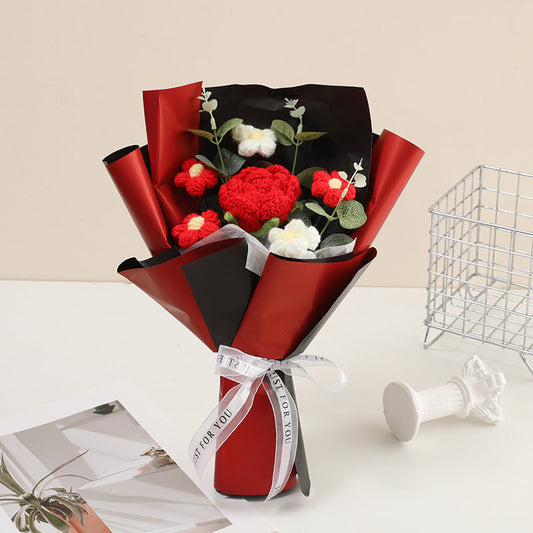 🌸Mother's Day Special Offer 50% OFF✨50K+ SOLD🔥Handmade Delicate Crochet Flower Bouquet