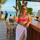 Women's Padded Wire-Free Athletic 2-Piece Swimsuit