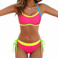 Women's Padded Wire-Free Athletic 2-Piece Swimsuit