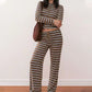 👚 50% OFF FLASH SALE ! ⚡ Women's Striped Knit 2-Piece Set – Soft Stretch Knit Fabric, Classic Striped Pattern, Effortless Matching & Versatile 🧶