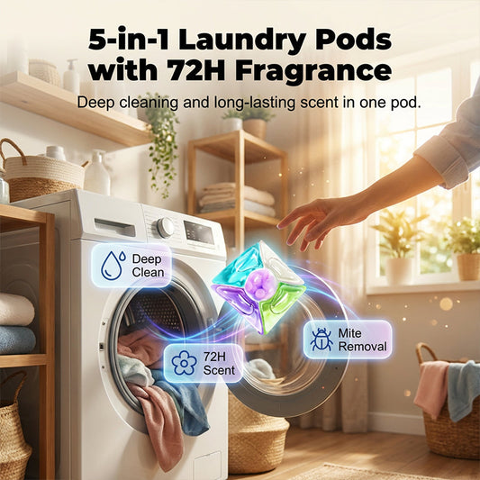 🔥Only ￡7.99!!!Last Week Sale 🔥Deep Cleaning & Sterilizing Laundry Detergent Pods