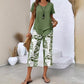 👚 50% OFF NOW! 🔥 Casual Round Neck Layered Tunic Top & Wide Leg Pants Set – Flowy Design, Soft Fabric & Perfect for Everyday Style 🌸