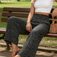 ⏳Limited-time 50% OFF💓Women's Smocked High Waist Wide Leg Pants💗👖-Effortless Style✨