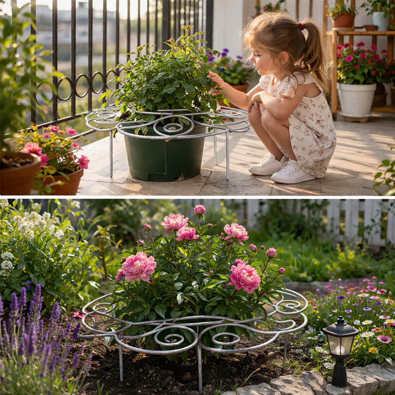 🎉BUY MORE GET MORE FREE🎁Heavy-Duty Flower Support Frame🌸 – luovetop