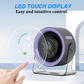 🏆2026 Desk Fan – USB Rechargeable with LED Display 📊 | 100 Speeds, 120° Tilt & Full Oscillation ↔️ | Ultra-Quiet for Bedroom 😴, Office 🖥️ & Camping 🏕️ | Up to 24H Battery ⚡ | UK Designed 💡🇬🇧