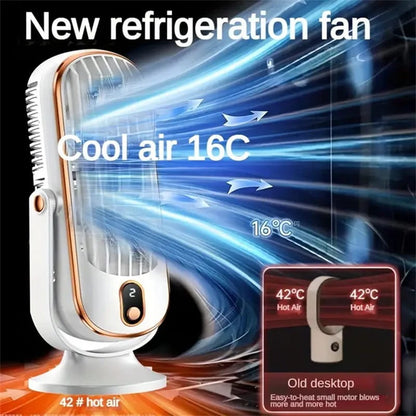 🔥50% Off Hot Sale🍃Portable Desktop Air Conditioner Fan with 5 Wind Speed🧊