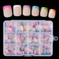 🏆Surprise Price: Only £6.99!!💅Buy 2 Get 1 Free✨Color Pop Press-On Nails – Salon-Style Manicure in Minutes 💅✨