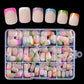 🏆Surprise Price: Only £6.99!!💅Buy 2 Get 1 Free✨Color Pop Press-On Nails – Salon-Style Manicure in Minutes 💅✨