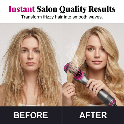 ✨ Silky, Bouncy Hair at Home – Ionic Hot Air Styler with Ceramic Barrel. Free UK Delivery🪮