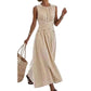 💗👗LAST DAY SALE 60% OFF⚡50K+ SOLD💕Women Casual Striped Sleeveless Maxi Dress✨Loose Breathable Long Sundress Daily Holiday Beach Commute Outfit UK🇬🇧