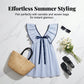 🔥50% Off Hot Sale🌸Women's V Neck Babydoll Mini Dress👗