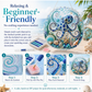🌊 DIY Ocean Pearl Painting – 🪼Create Your Own Unique Wall Art with a Beautiful Sea Theme🐋