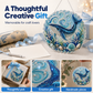🌊 DIY Ocean Pearl Painting – 🪼Create Your Own Unique Wall Art with a Beautiful Sea Theme🐋