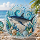 🌊 DIY Ocean Pearl Painting – 🪼Create Your Own Unique Wall Art with a Beautiful Sea Theme🐋