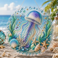 🌊 DIY Ocean Pearl Painting – 🪼Create Your Own Unique Wall Art with a Beautiful Sea Theme🐋