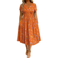 🌺LAST DAY SALE ONLY￡16.99!!🌿Women's V-Neck Floral Print Dress with Twist Waist