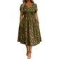 🌺LAST DAY SALE ONLY￡16.99!!🌿Women's V-Neck Floral Print Dress with Twist Waist