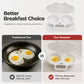 ⏰Last Day Sale-Buy 1 Get 1 Free ￡6.99!!⏰Microwave Egg Poacher – Dual-Cavity Steamer, Rapid Heating, Non-Stick PP – Ideal for Home, Office & Travel! 🔥