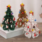 🎄 DIY Wooden Christmas Tree Ornament Set – Build, Decorate & Play! ✨🎅