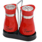 🐧50% OFF NOW! Penguin Design Salt and Pepper Shaker Set, Transparent Glass Bottom Seasoning Dispenser, Large‑Mouth Refillable Spice Container for Kitchen Countertop